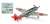 川崎 三式戦闘機 飛燕 I型丁 シルバーメッキ仕様 (迷彩デカール付き) (プラモデル) その他の画像1