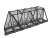 KN12 Truss Iron Bridge (Single Track) Gray (Model Train) Item picture1