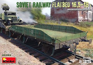 Soviet Railway Flatbed 16.5-18t (Plastic model)