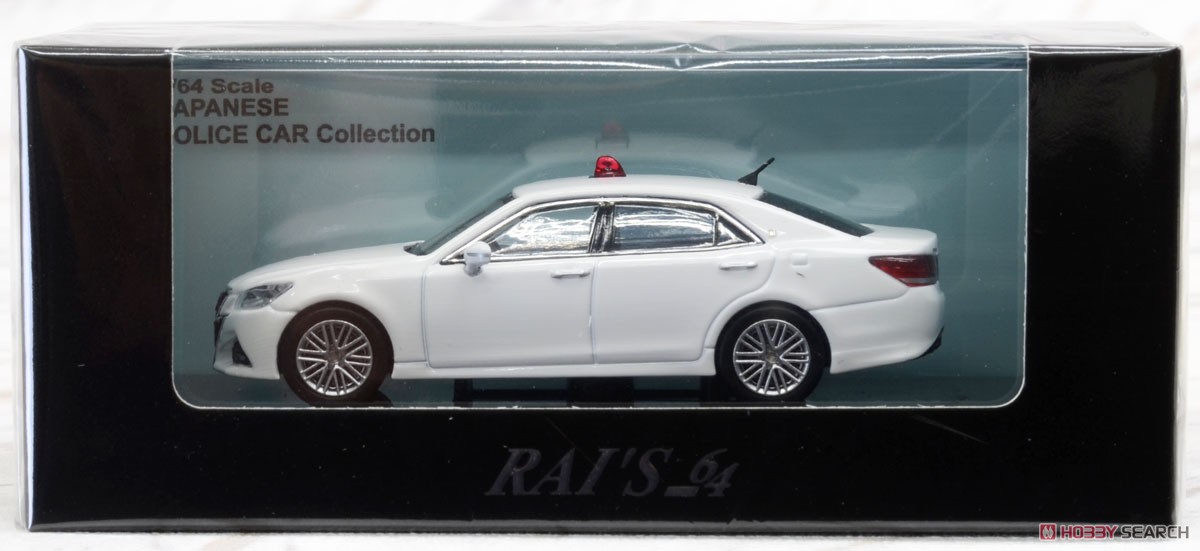 トヨタ クラウン アスリート (GRS214) 警察本部交通覆面車両 (白) (ミニカー) パッケージ1