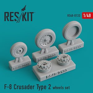 F-8 クルセーダー タイプ2 ホイールセット (プラモデル)