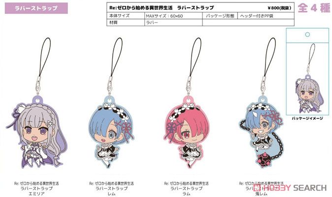 Re:Zero -Starting Life in Another World- Rubber Strap Oni Rem (Anime Toy) Other picture1