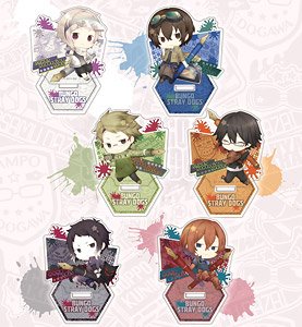 Bungo Stray Dogs Trading Acrylic Stand (Set of 6) (Color paint) (Anime Toy)