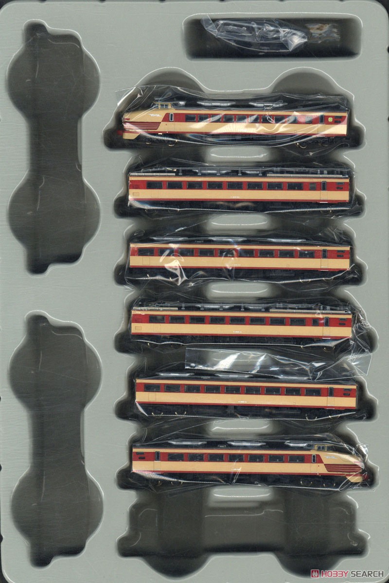 (Z) J.N.R. Series 485 Limited Express Early Type `Hibari` J.N.R. Color (KURO481) Standard Six Car Set (Basic 6-Car Set) (Model Train) 商品画像1