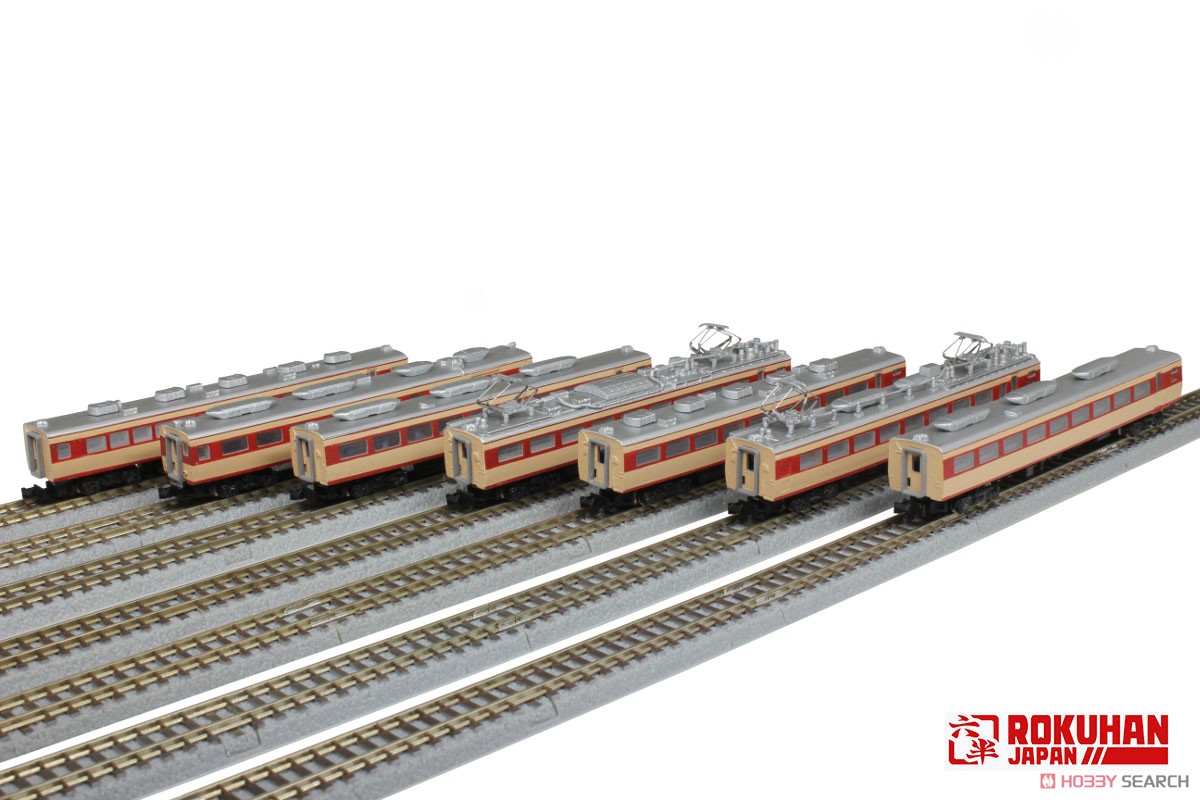 (Z) 国鉄 485系特急形車両 初期型「ひばり」 国鉄色(クロ481) 7両増結セット (鉄道模型) その他の画像1
