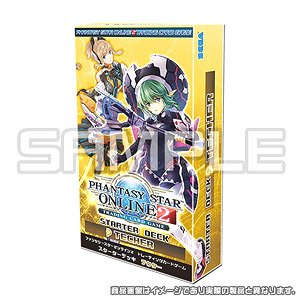 Phantasy Star Online 2 Trading Card Game Starter Deck Techer (Trading Cards)