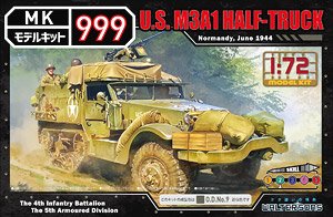 WW.II アメリカ軍 M3A1 ハーフトラック ノルマンディ 1944年6月 (プラモデル)