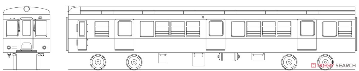 16番(HO) 京成青電 クハ2000形タイプキット 1両 (組み立てキット) (鉄道模型) その他の画像1