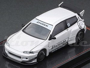 Pandem Civic (EG6) White (Diecast Car)
