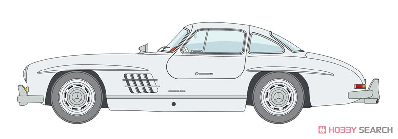 メルセデス・ベンツ 300 SL ガルウイング (プラモデル) 塗装1