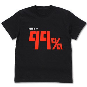 モブサイコ100 II 爆発まで99％ Tシャツ BLACK XL (キャラクターグッズ)