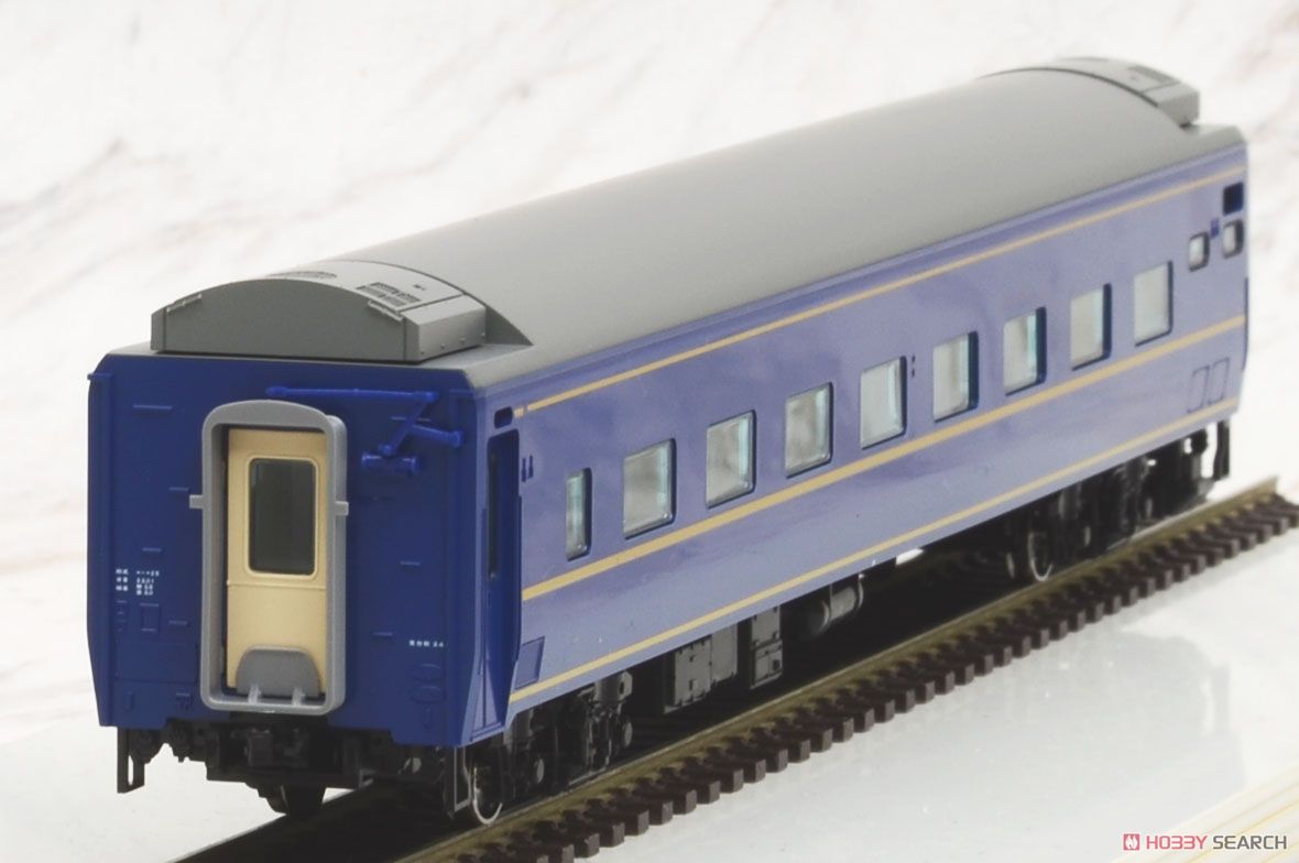 16番(HO) JR客車 オハネ25-100形 (金帯) (鉄道模型) 商品画像3