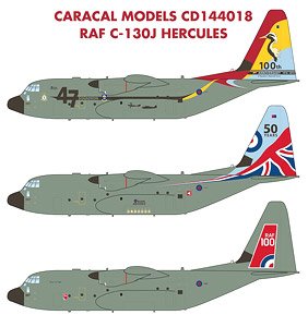 イギリス空軍 C-130J ハーキュリーズ用デカール (デカール)