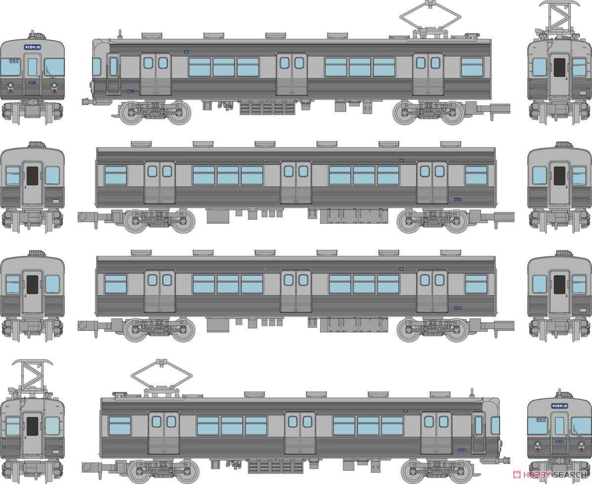 鉄道コレクション 営団地下鉄 3000系 日比谷線 (3037編成) 基本4両セットA (基本・4両セット) (鉄道模型) その他の画像1