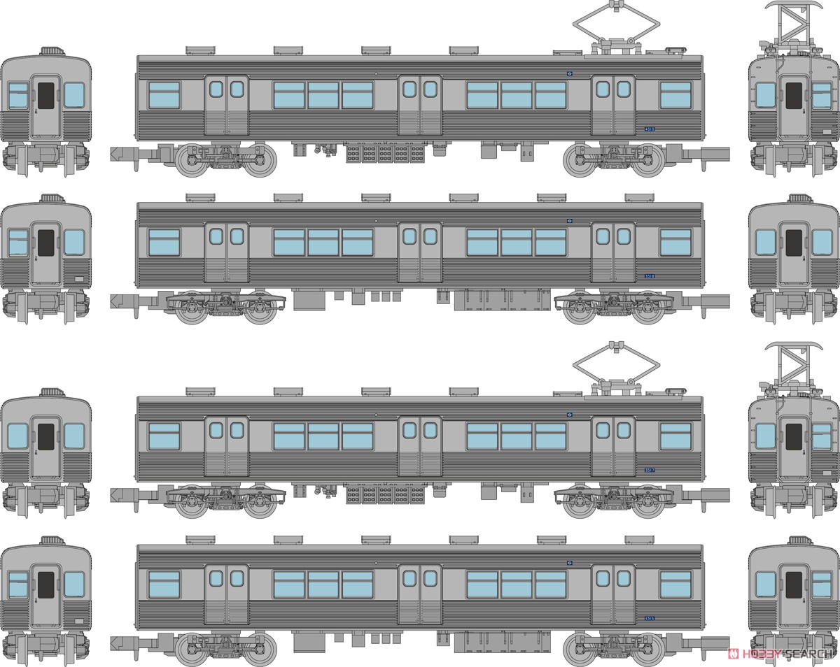 鉄道コレクション 営団地下鉄 3000系 日比谷線 (3037編成) 増結4両セットA (増結・4両セット) (鉄道模型) その他の画像1