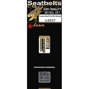 Fw190 (Early) Seatbelts (Plastic model)