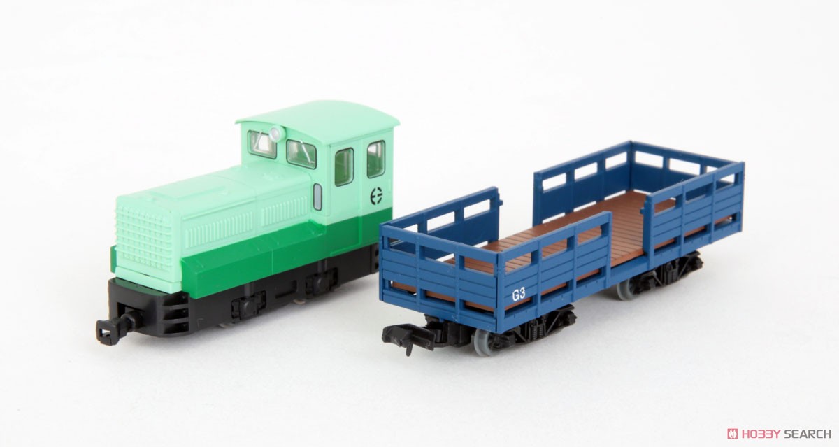 鉄道コレクション ナローゲージ80 富別簡易軌道 ディーゼル機関車＋ミルクゴンドラ車セット (鉄道模型) 商品画像5