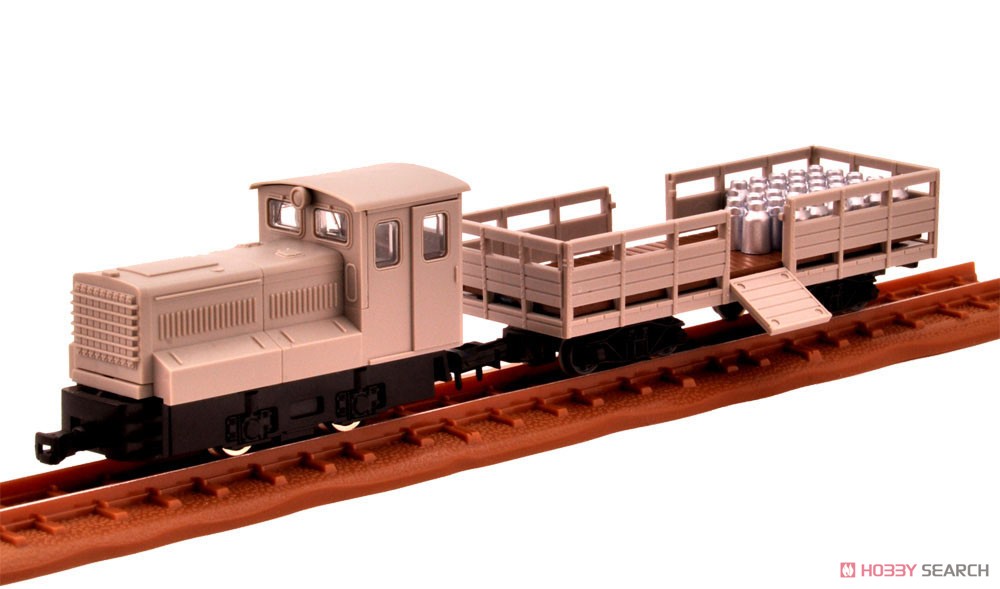 鉄道コレクション ナローゲージ80 富別簡易軌道 ディーゼル機関車＋ミルクゴンドラ車セット (鉄道模型) その他の画像2