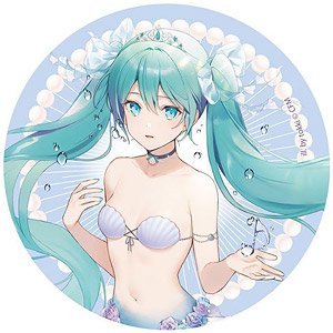 Hatsune Miku Big Can Badge (The Little Mermaid) 01 Dreaming Mermaid (Anime Toy)