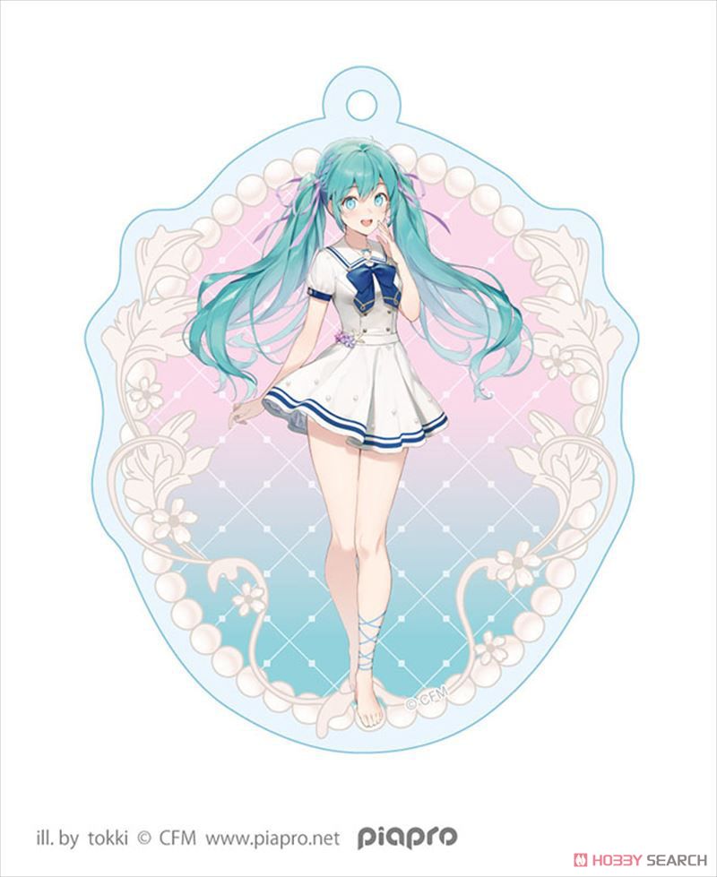 Hatsune Miku Acrylic Key Chain (The Little Mermaid) 02 Girl in Love (Anime Toy) Item picture1