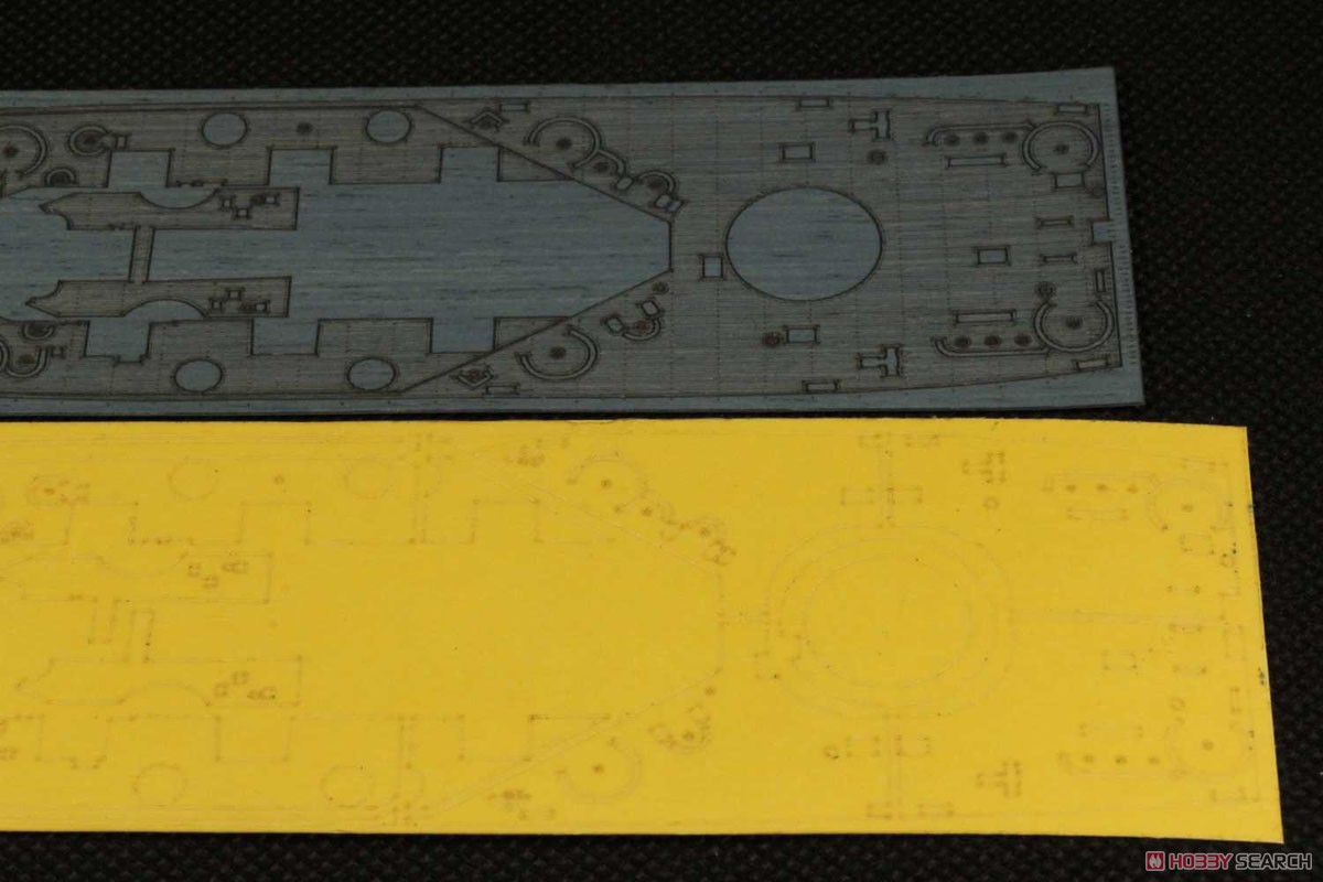 米・戦艦 マサチューセッツ用 マスキングシート デッキブルー色 木製甲板付 (PIT用) (プラモデル) 商品画像3