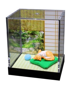 Miniature Animal Cats Japanese Room Scene Kurumi (Fashion Doll)