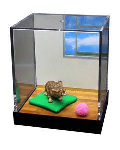 Miniature Animal Cats Western Room Scene Mocha (Fashion Doll)