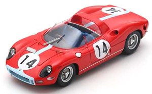 Ferrari 330P No.14 2nd 24H Le Mans 1964 G.Hill - J.Bonnier (Diecast Car)