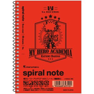 [My Hero Academia] A6 Spiral Notebook Mini Katsuki Bakugo (Anime Toy)