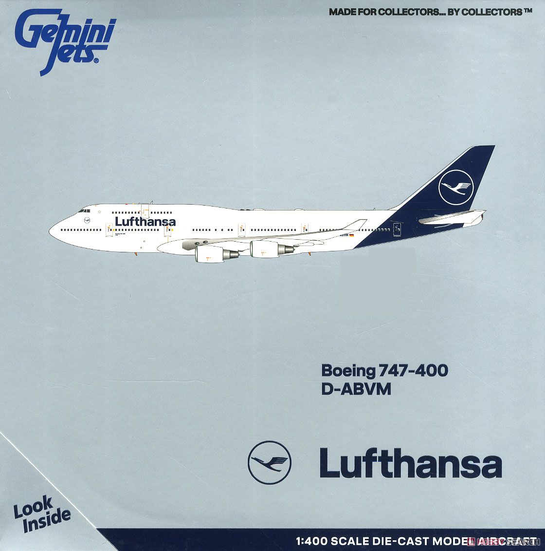 ルフトハンザ航空 新塗装 747-400 D-ABVM (完成品飛行機) パッケージ1