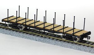 16番(HO) 長物車 チキ3000形組立キット (台車枠付) (組み立てキット) (鉄道模型)