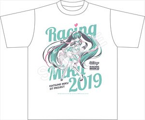 初音ミク レーシングVer.2019 Tシャツ (キャラクターグッズ)