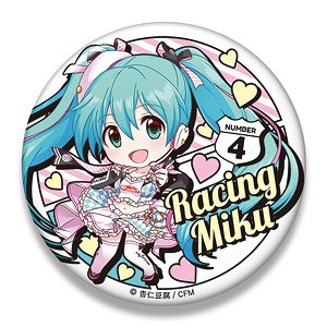 Hatsune Miku Racing Ver. 2019 Big Can Badge 3 (Anime Toy)
