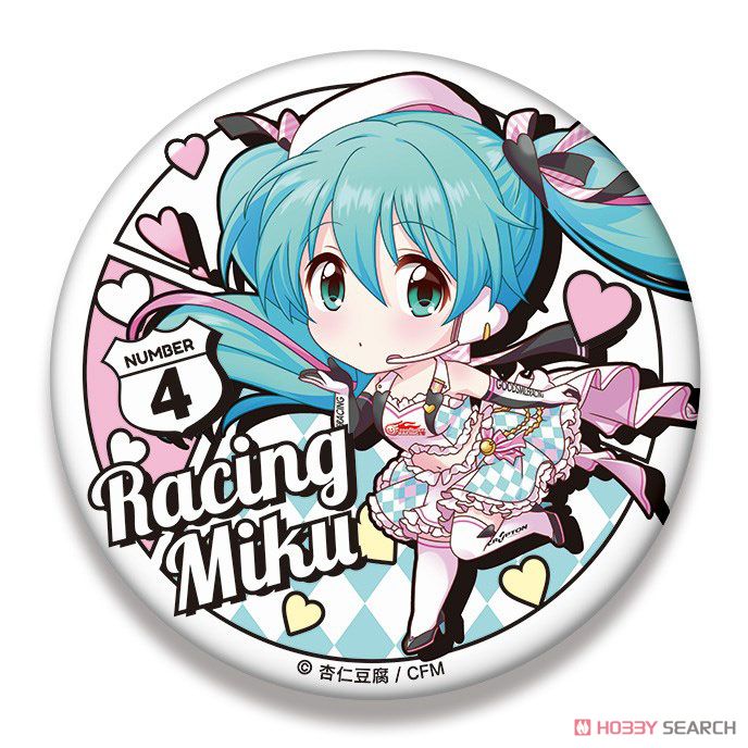 Hatsune Miku Racing Ver. 2019 Big Can Badge 4 (Anime Toy) Item picture1