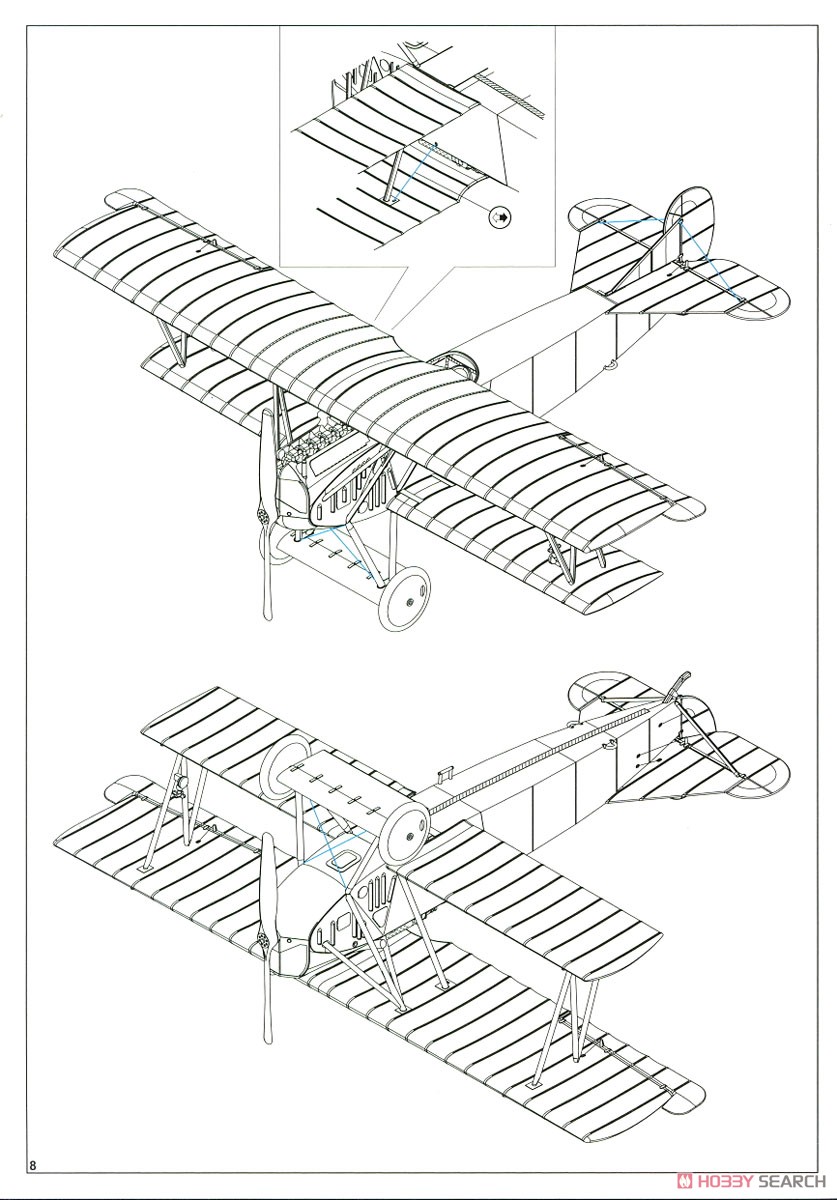 Fokker D.VII (OAW) ProfiPACK (Plastic model) Assembly guide6