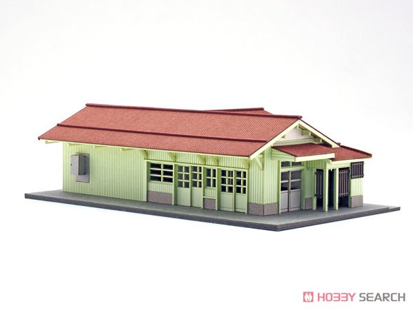 1/150ペーパーモデルキット 駅舎シリーズ22：地方駅舎 / 荻生駅タイプ (モチーフ：富山地鉄 荻生駅 駅舎) (組み立てキット) (鉄道模型) 商品画像1