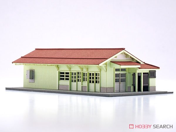 1/150ペーパーモデルキット 駅舎シリーズ22：地方駅舎 / 荻生駅タイプ (モチーフ：富山地鉄 荻生駅 駅舎) (組み立てキット) (鉄道模型) 商品画像2