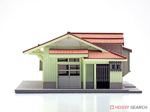 1/150ペーパーモデルキット 駅舎シリーズ22：地方駅舎 / 荻生駅タイプ (モチーフ：富山地鉄 荻生駅 駅舎) (組み立てキット) (鉄道模型) 商品画像3