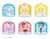 Hatsune Miku Acrylic Key Chain Collection 80`s Idol (Set of 6) (Anime Toy) Item picture1