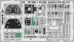Zoom Etched Parts for Spitfire FR Mk.XIV (for Airfix) (Plastic model)