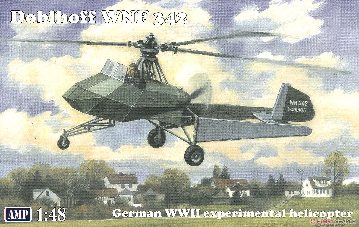 ドブルホフ WNF 342 ドイツ WW.II 試作ヘリコプター (プラモデル) パッケージ1