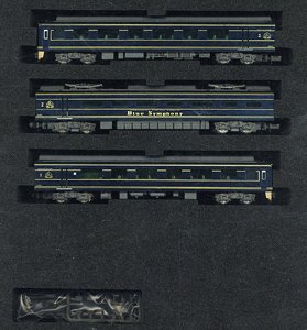 Kintetsu Series 16200 `Blue Symphony` Three Car Formation Set (w/Motor) (3-Car Set) (Pre-colored Completed) (Model Train)