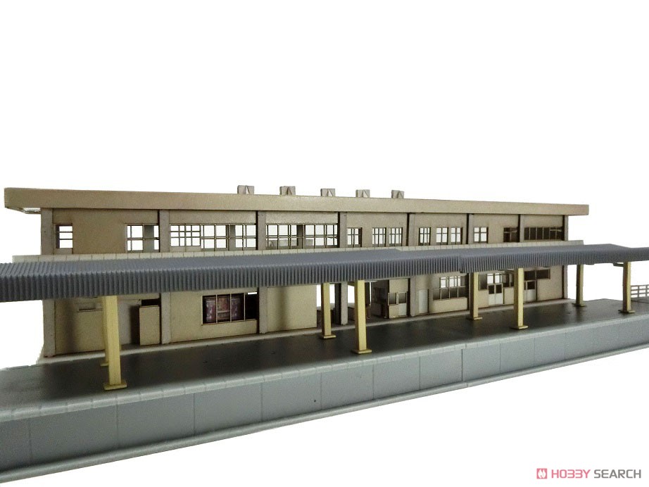 (Z) コンクリート駅舎2階建 (組み立てキット) (鉄道模型) その他の画像1