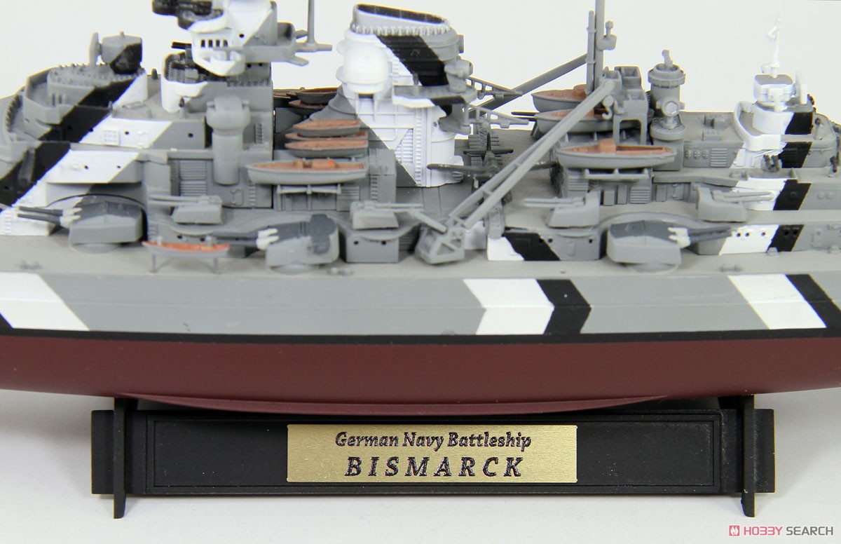 German Navy Battle Ship Bismarck w/Flag, Ship Name Plate Photo-Etched Parts (Plastic model) 商品画像3