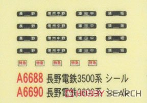 長野電鉄 3500系 冷改 冬 (2両セット) (鉄道模型) 中身1