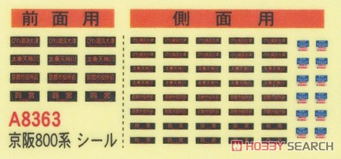 京阪 800系 新塗装 (4両セット) (鉄道模型) 中身1