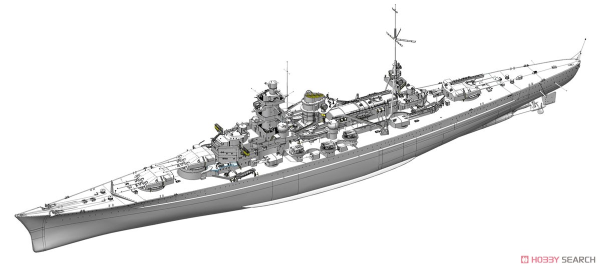 WW.II ドイツ軍 巡洋戦艦 シャルンホルスト 1940 ノルウェー沖 (プラモデル) その他の画像1