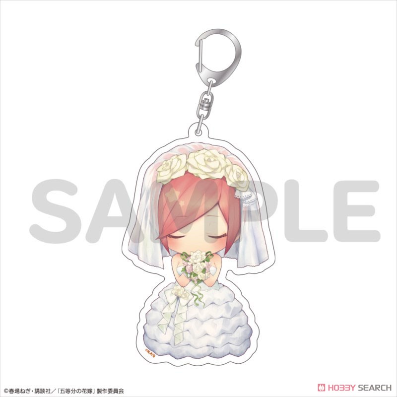 The Quintessential Quintuplets Acrylic Key Ring Bride (Anime Toy) Item picture1