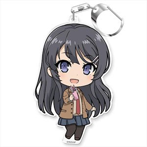 Rascal Does Not Dream of Bunny Girl Senpai Puni Colle! Key Ring Mai Sakurajima School Uniform Ver. (Anime Toy)