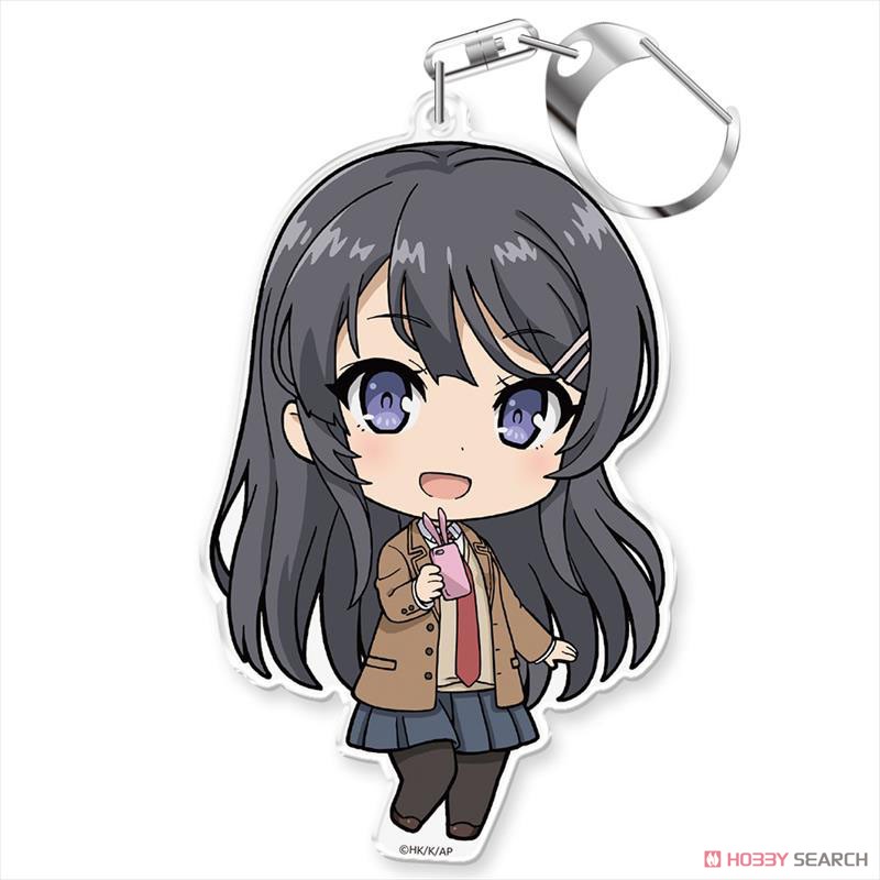 Rascal Does Not Dream of Bunny Girl Senpai Puni Colle! Key Ring Mai Sakurajima School Uniform Ver. (Anime Toy) Item picture2